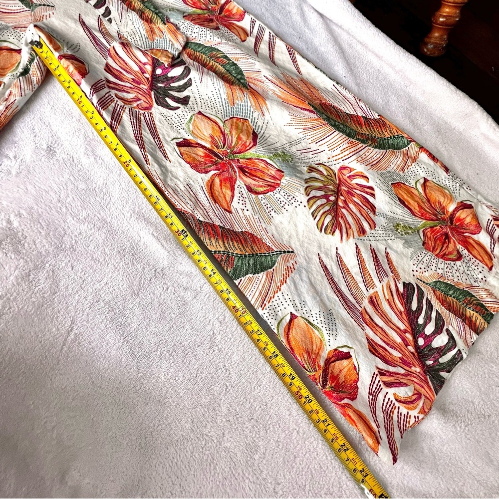 Shore Lima Jumpsuit Tropical and Beige Size Small - Picture 16 of 17